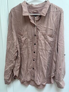 Universal Thread Mauve/Taupe Utility Shirt